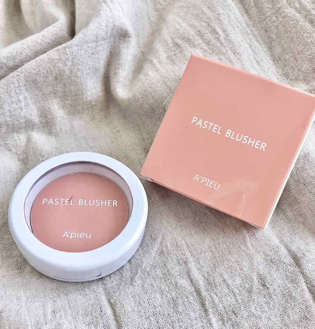 アピュー パステルブラッシャー/A’pieu/パウダーチークを使ったクチコミ(1枚目)