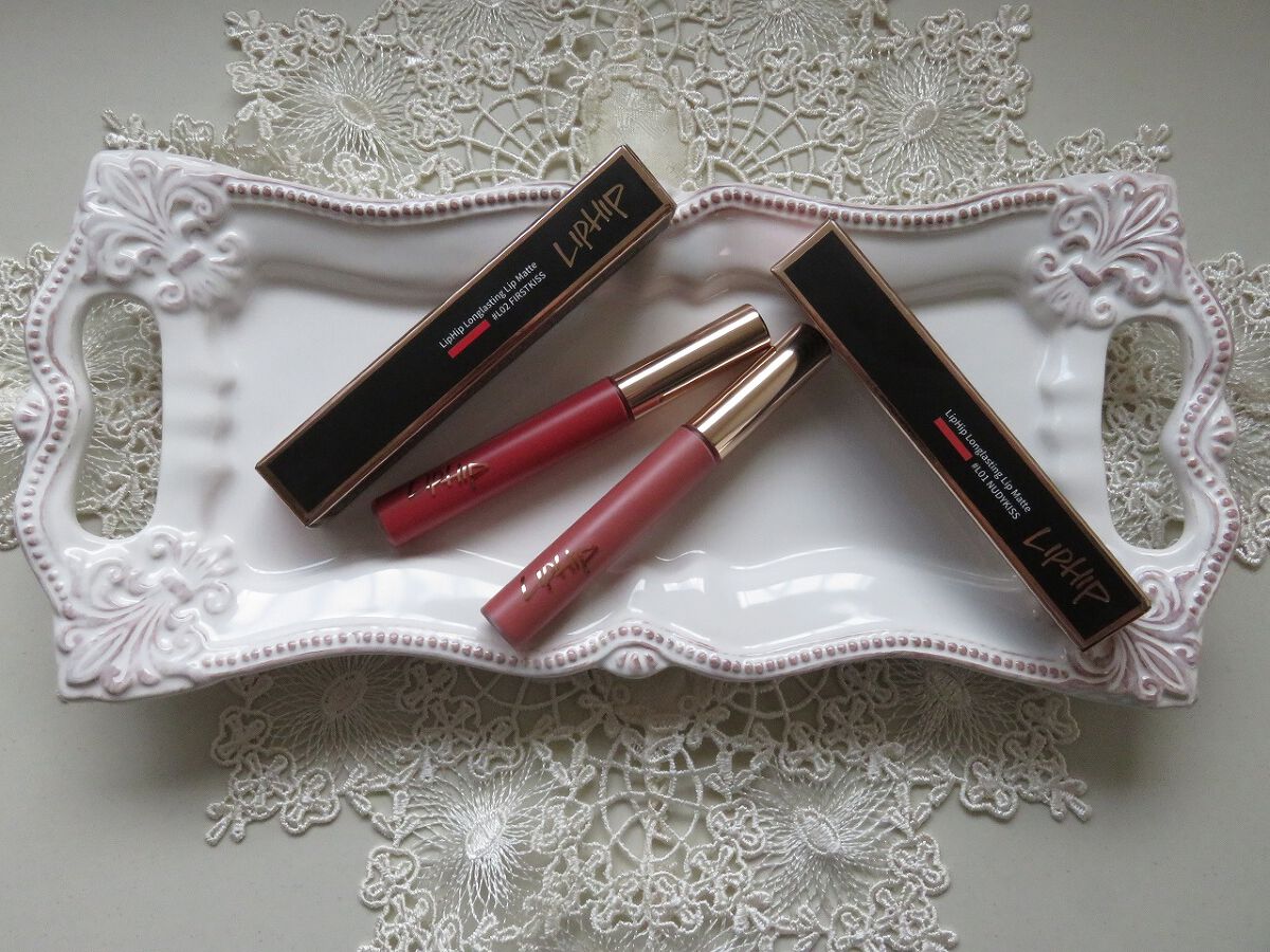 ロングラスティングマットティント/LIPHIP(リップヒップ)/リップティントを使ったクチコミ(4枚目)