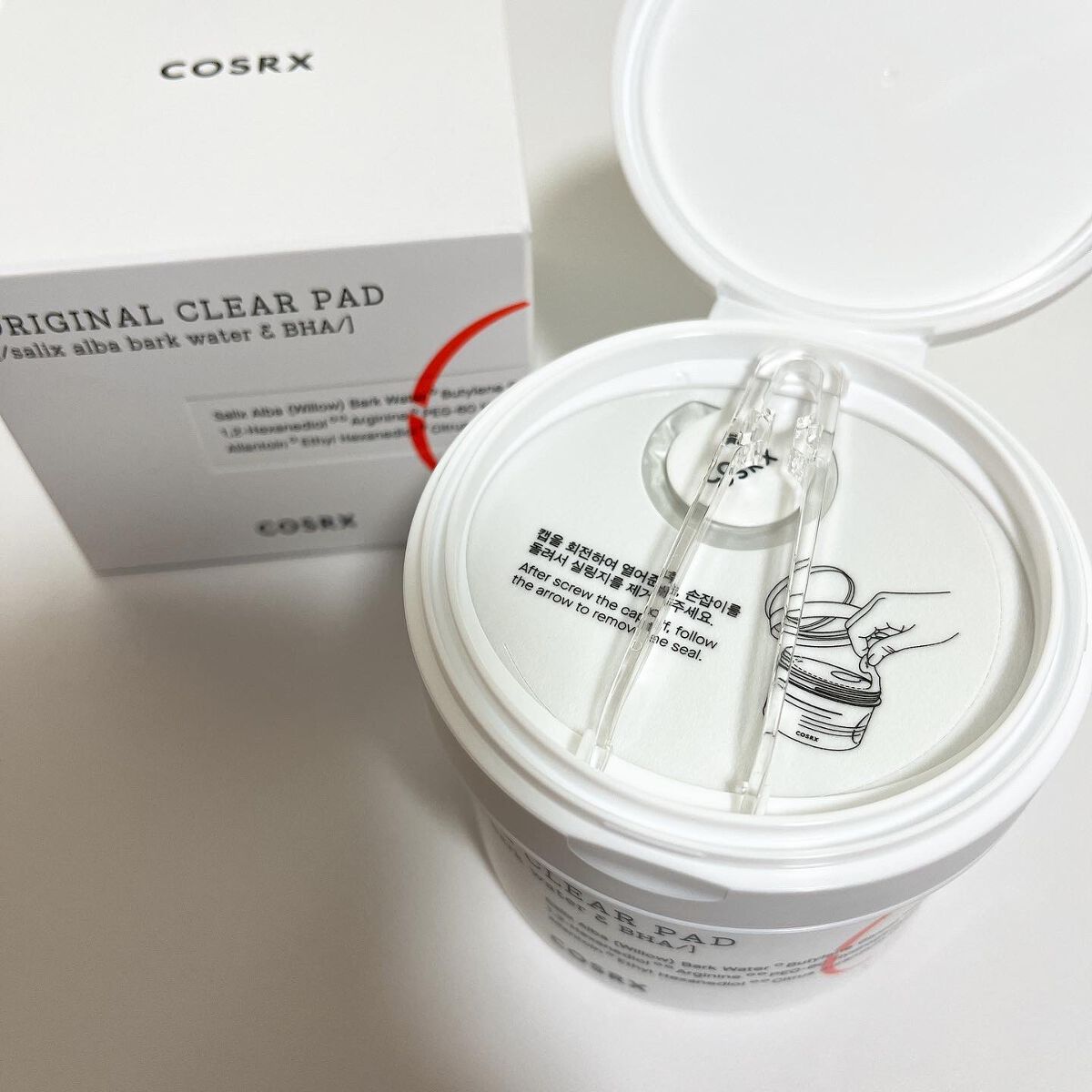 ワンステップオリジナルクリアパッド/COSRX/トナーパッドを使ったクチコミ（2枚目）