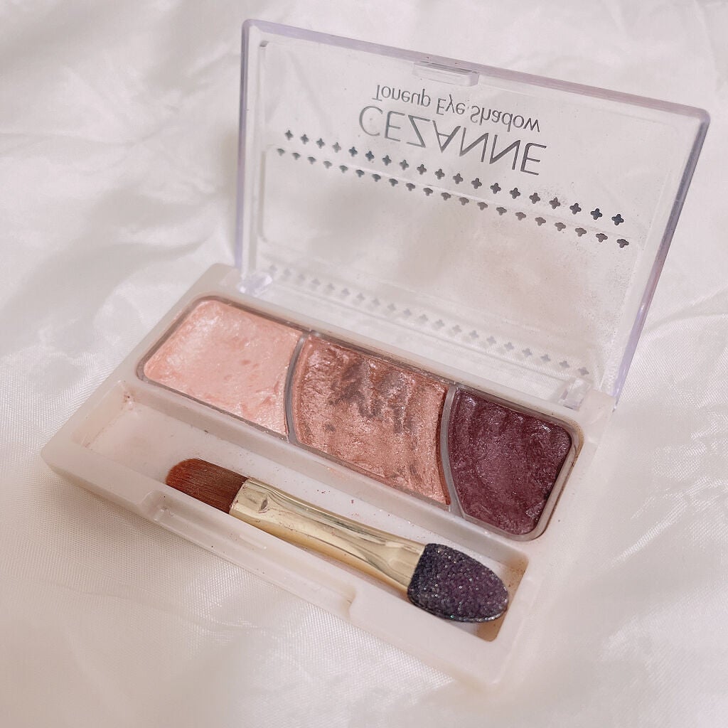 トーンアップアイシャドウ/CEZANNE/アイシャドウパレットを使ったクチコミ(2枚目)