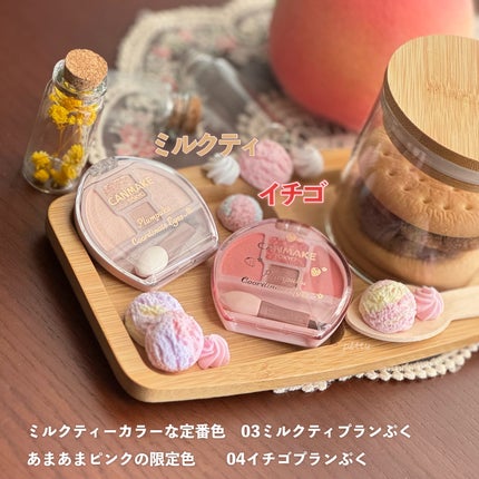 プランぷくコーデアイズ/キャンメイク/パウダーアイシャドウを使ったクチコミ(2枚目)