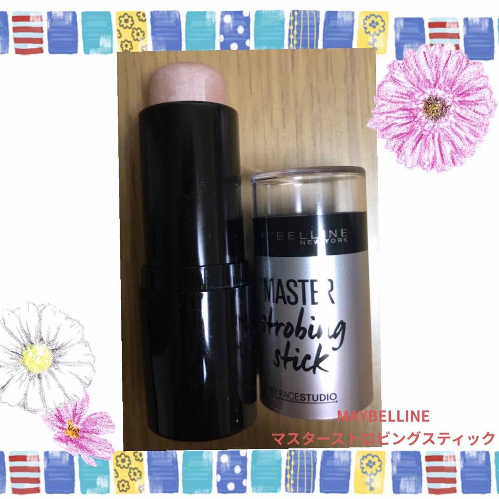 マスターストロビングスティック 01 ヌード/MAYBELLINE NEW YORK/ジェル・クリームチークを使ったクチコミ（1枚目）