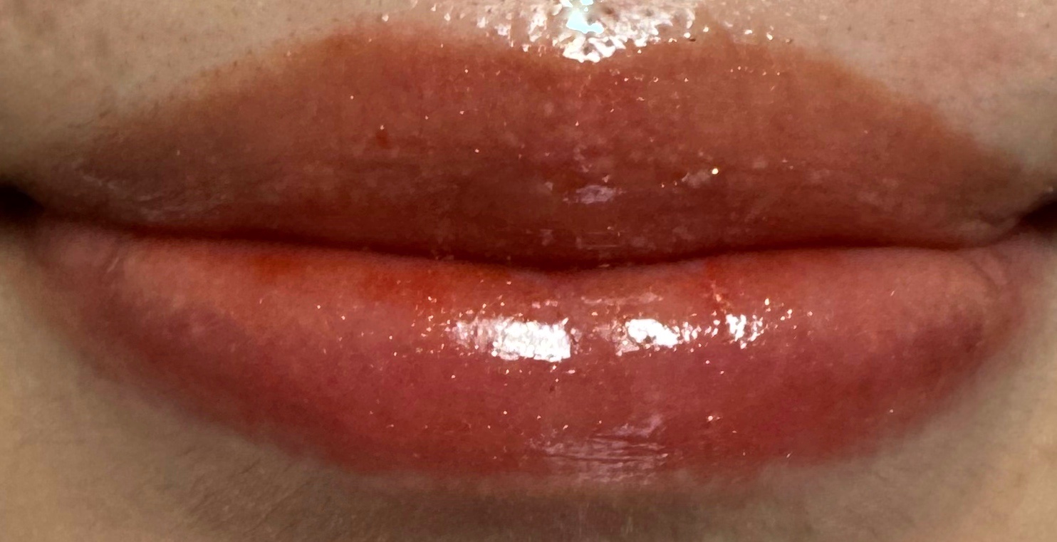 アピュー ジューシーパン スパークリングティント JOR01 おすましマーマレード/A’pieu/口紅を使ったクチコミ（2枚目）