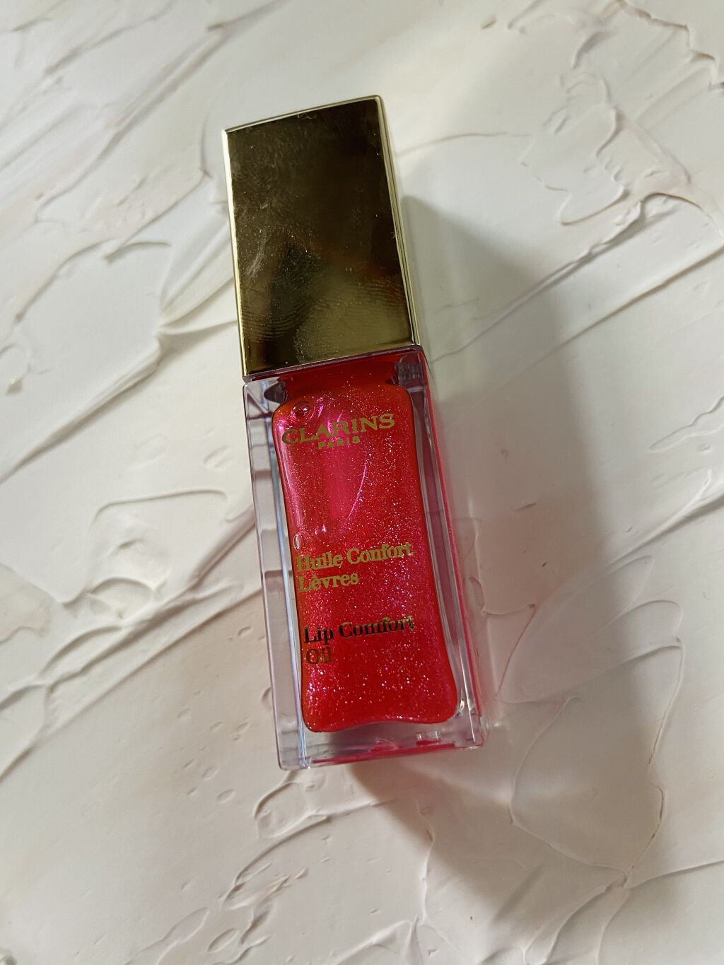 コンフォート リップオイル  12 キャンディグラム/CLARINS/リップグロスを使ったクチコミ（1枚目）