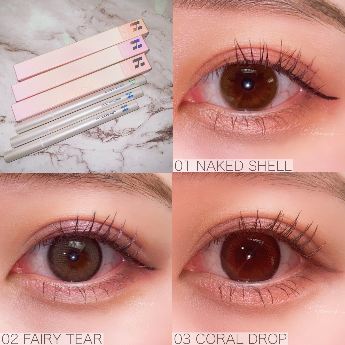 グリッツアイライナー/HOLIKA HOLIKA/リキッドアイライナーを使ったクチコミ(3枚目)