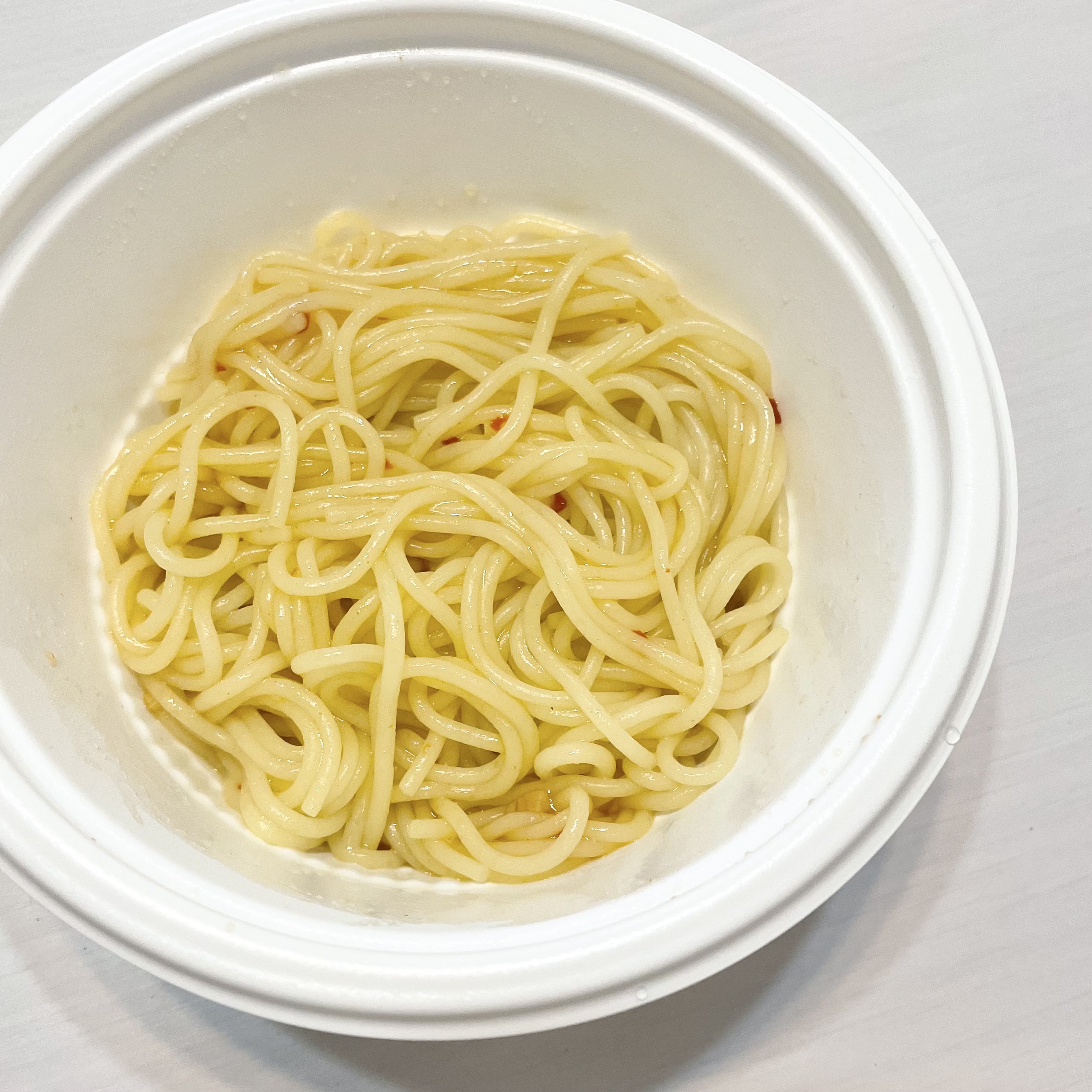 糖質0g麺 ペペロンチーニソース付き/紀文/低糖質食品を使ったクチコミ（2枚目）