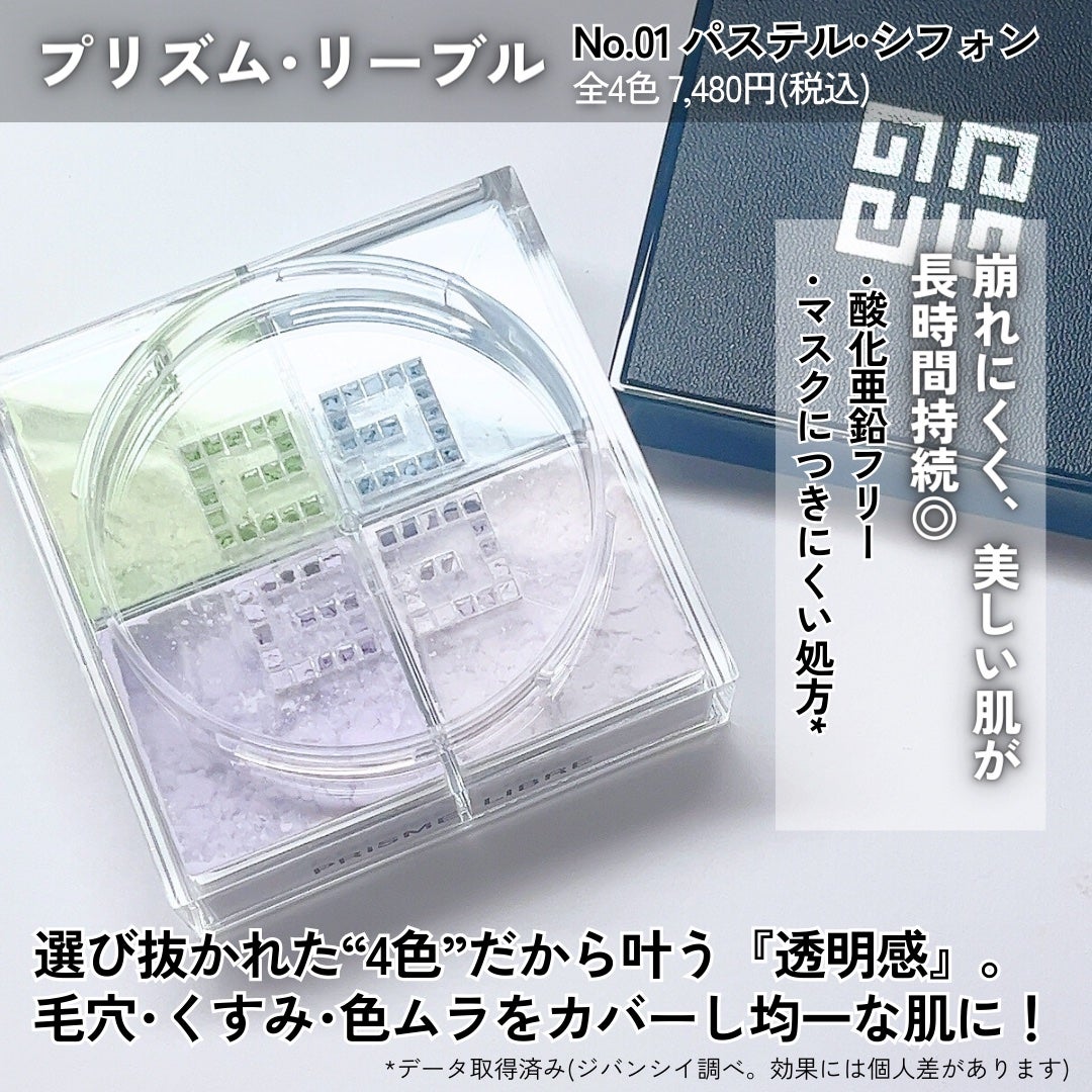 プリズム・リーブル/GIVENCHY/ルースパウダーを使ったクチコミ(5枚目)