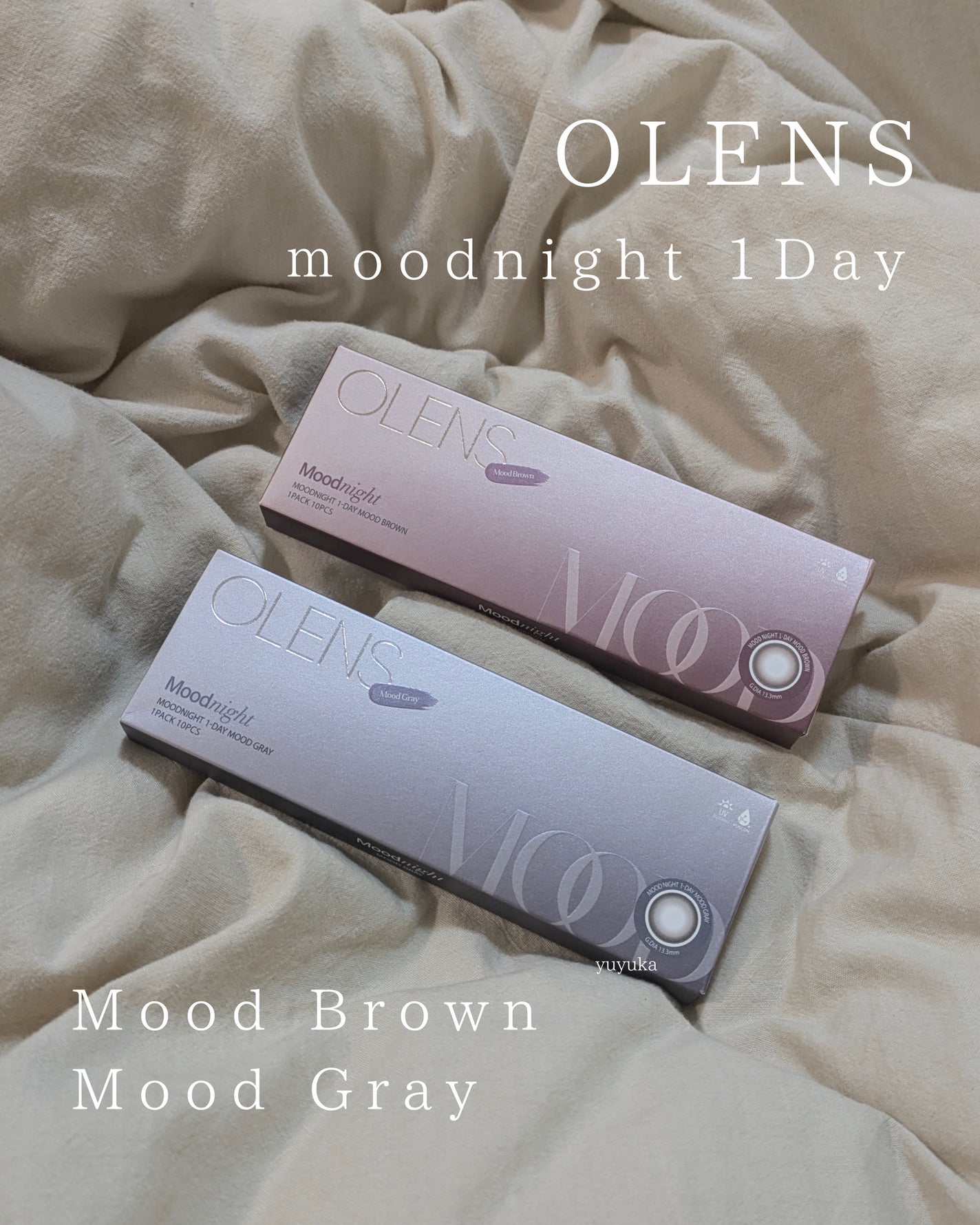 Moodnight 1day/OLENS/カラーコンタクトレンズを使ったクチコミ(2枚目)