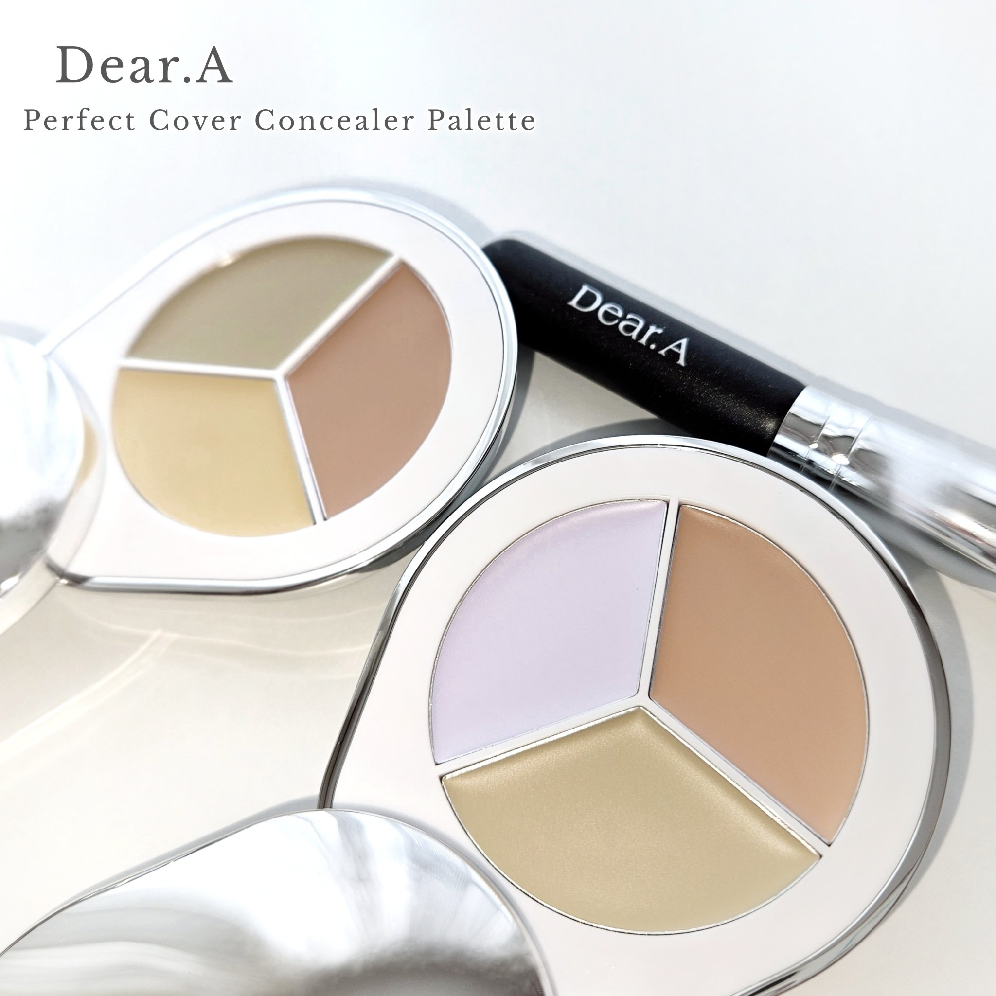 パーフェクトカバー コンシーラーパレット/Dear.A/パレットコンシーラーを使ったクチコミ（2枚目）