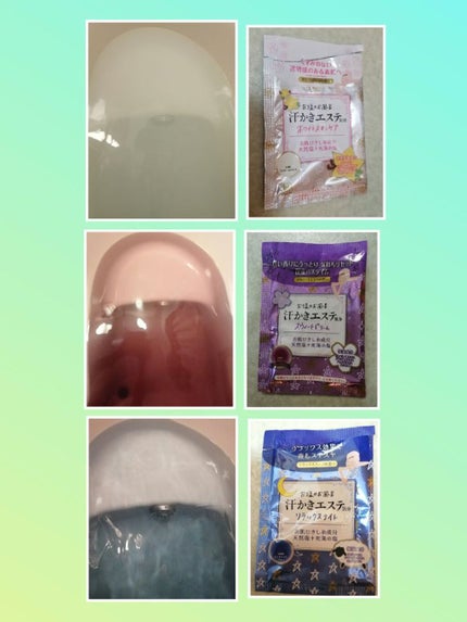 汗かきエステ気分 アソートボックス/マックス/無機塩系入浴剤を使ったクチコミ(4枚目)