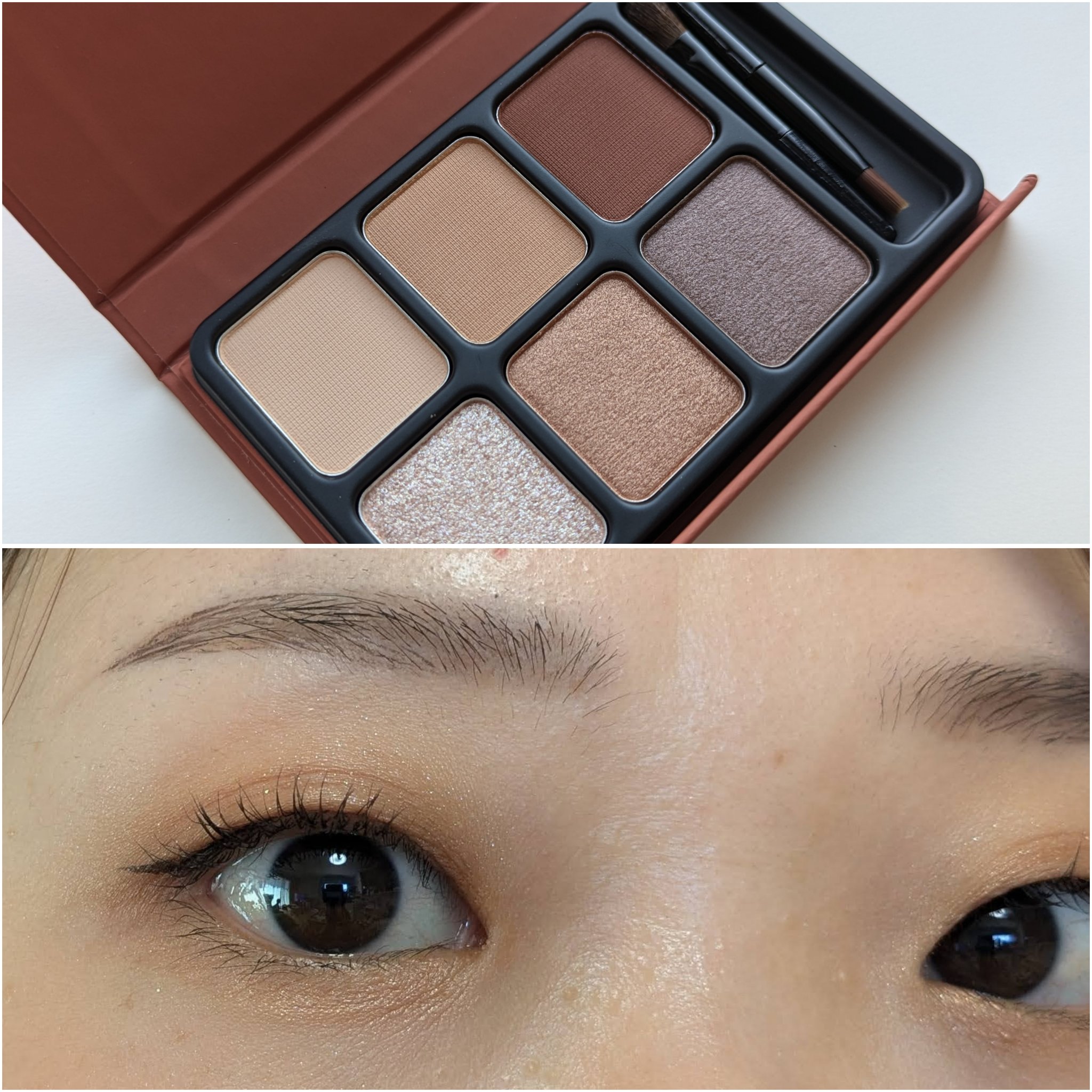 アイカラーパレット ハニーチェスナット/heme/アイシャドウパレットを使ったクチコミ（1枚目）