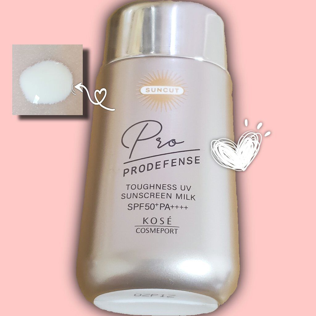 プロディフェンス タフネスUV ミルク/サンカット®/日焼け止めミルクを使ったクチコミ（1枚目）