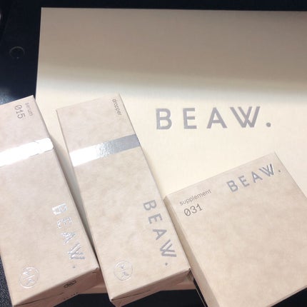 スターターBOX/BEAW./スキンケアキットを使ったクチコミ(2枚目)