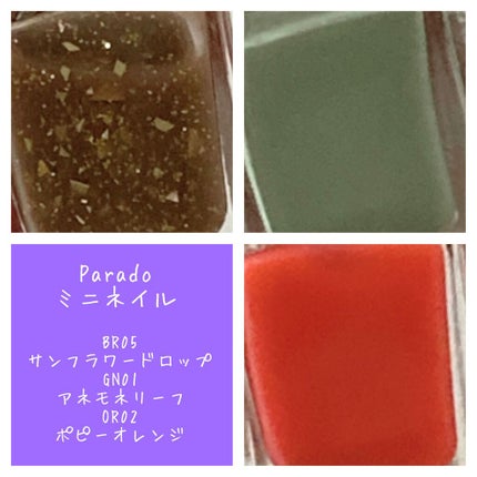 ミニネイル/パラドゥ/マニキュアを使ったクチコミ(2枚目)