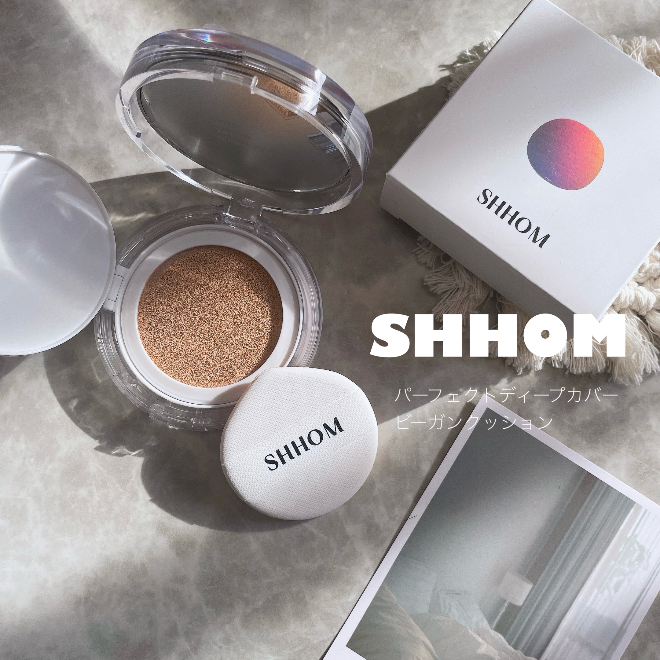 オールデイディープカバークッション/SHHOM/クッションファンデーションを使ったクチコミ（1枚目）