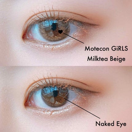 モテコン ガールズワンデー/モテコン/ワンデー(1DAY)カラコンを使ったクチコミ(2枚目)