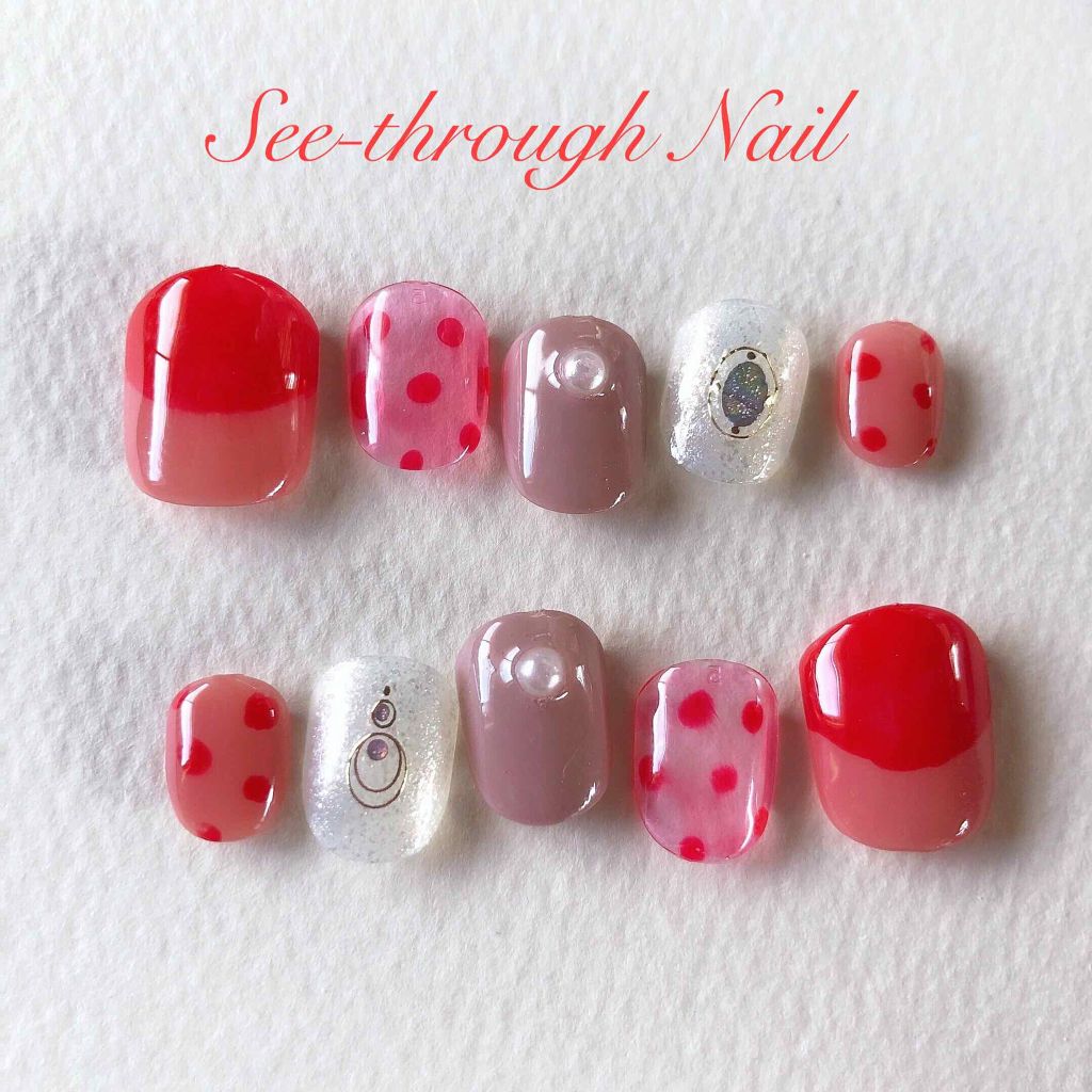 ネイルファンデーション/パラドゥ/マニキュアを使ったクチコミ（1枚目）