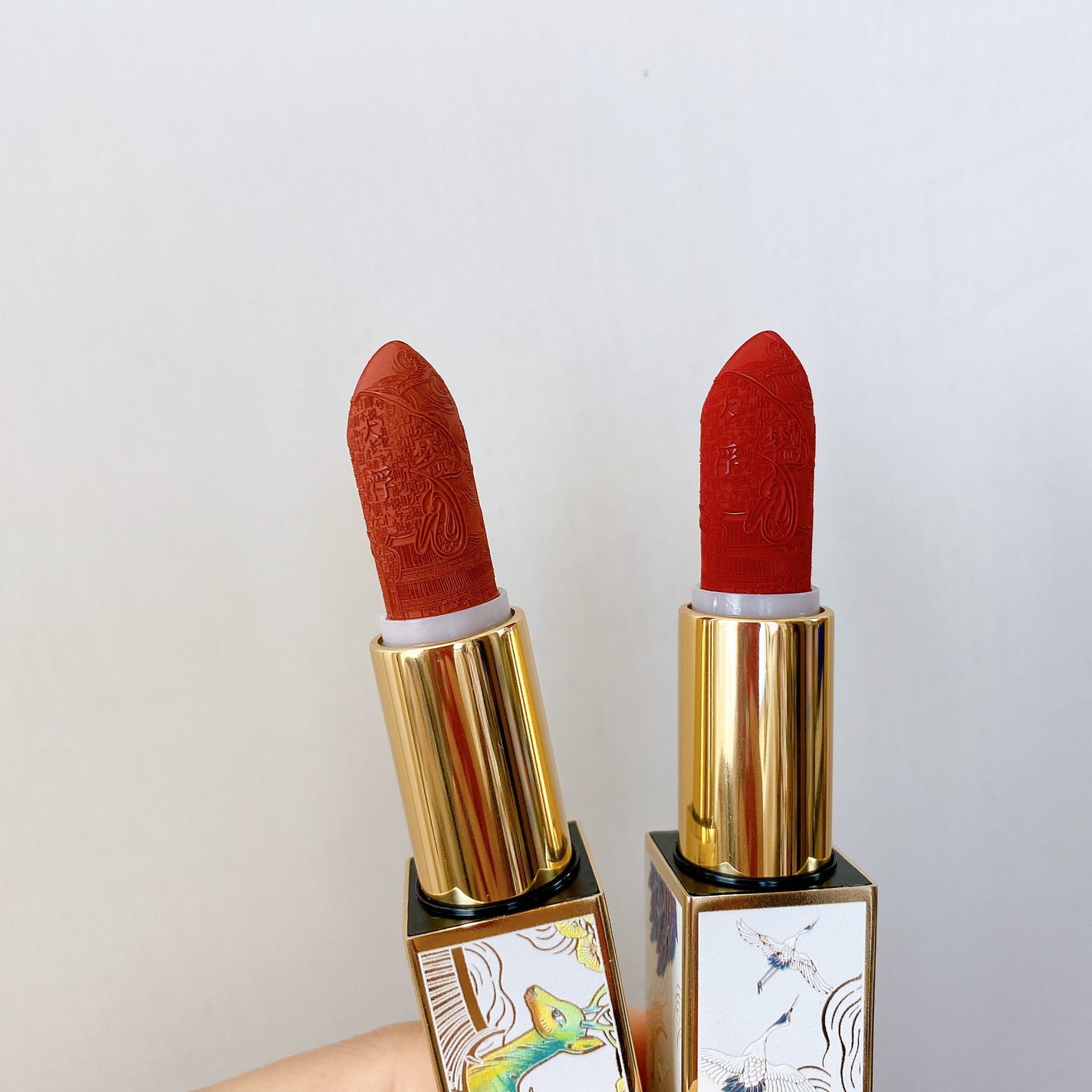 浮生若夢シリーズ ラブレター彫刻口紅/CATKIN/口紅を使ったクチコミ(3枚目)