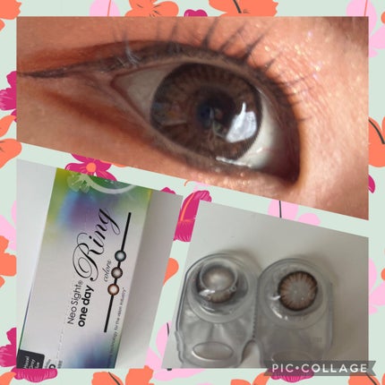 ネオサイトワンデー  リング カラーズ ヘーゼル/Aire/ワンデー(1DAY)カラコンの画像
