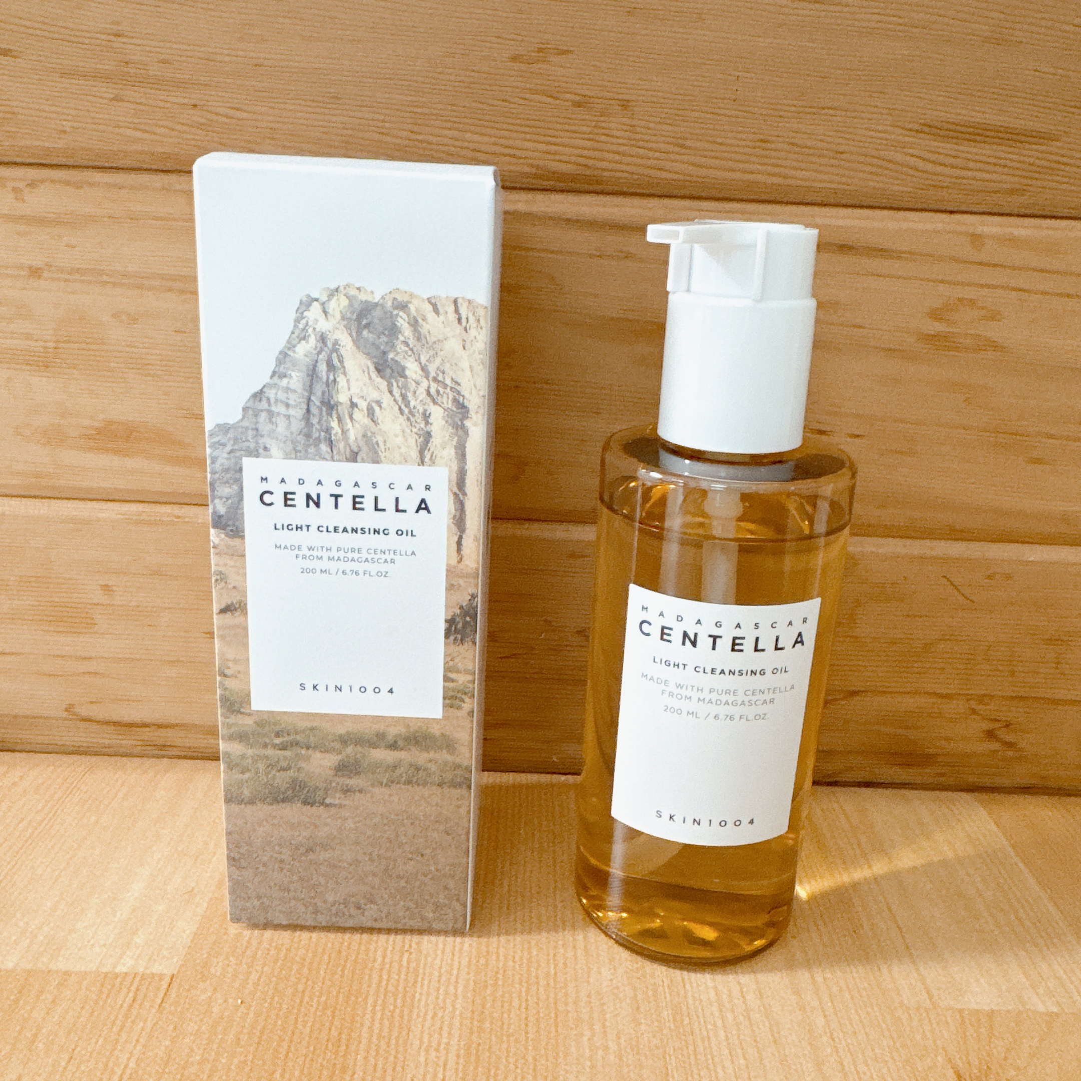 センテラ ライトクレンジングオイル/SKIN1004/オイルクレンジングを使ったクチコミ（1枚目）