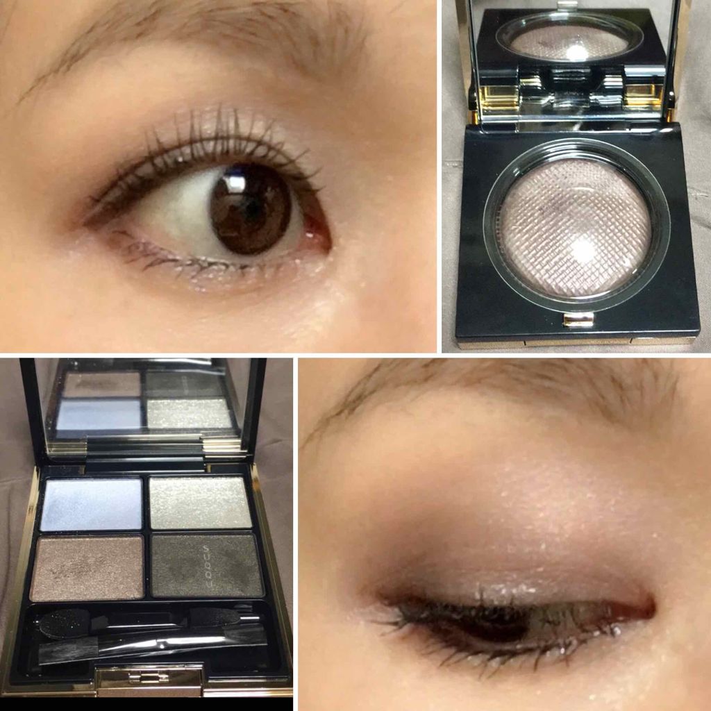 リュクスアイシャドウ 01 リキッドマーキュリー(リッチラスター) /BOBBI BROWN/単色アイシャドウを使ったクチコミ（3枚目）