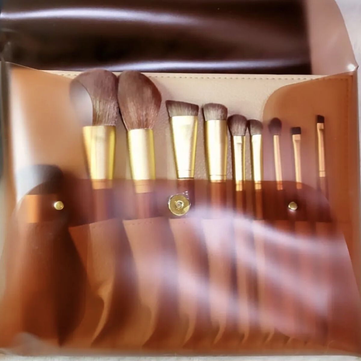 SIXPLUS X MARILYN 10本メイクアップブラシセット/SIXPLUS/メイクブラシを使ったクチコミ（2枚目）