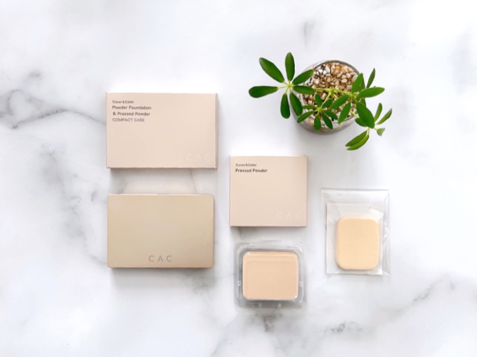 CACファンデーション・プレストパウダー共通スポンジパフ/CAC/パフ・スポンジを使ったクチコミ（1枚目）