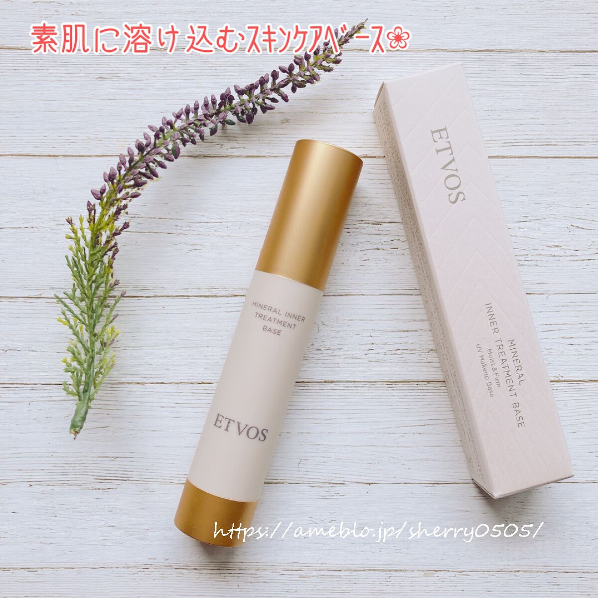 ミネラルインナートリートメントベース/エトヴォス/化粧下地を使ったクチコミ(1枚目)