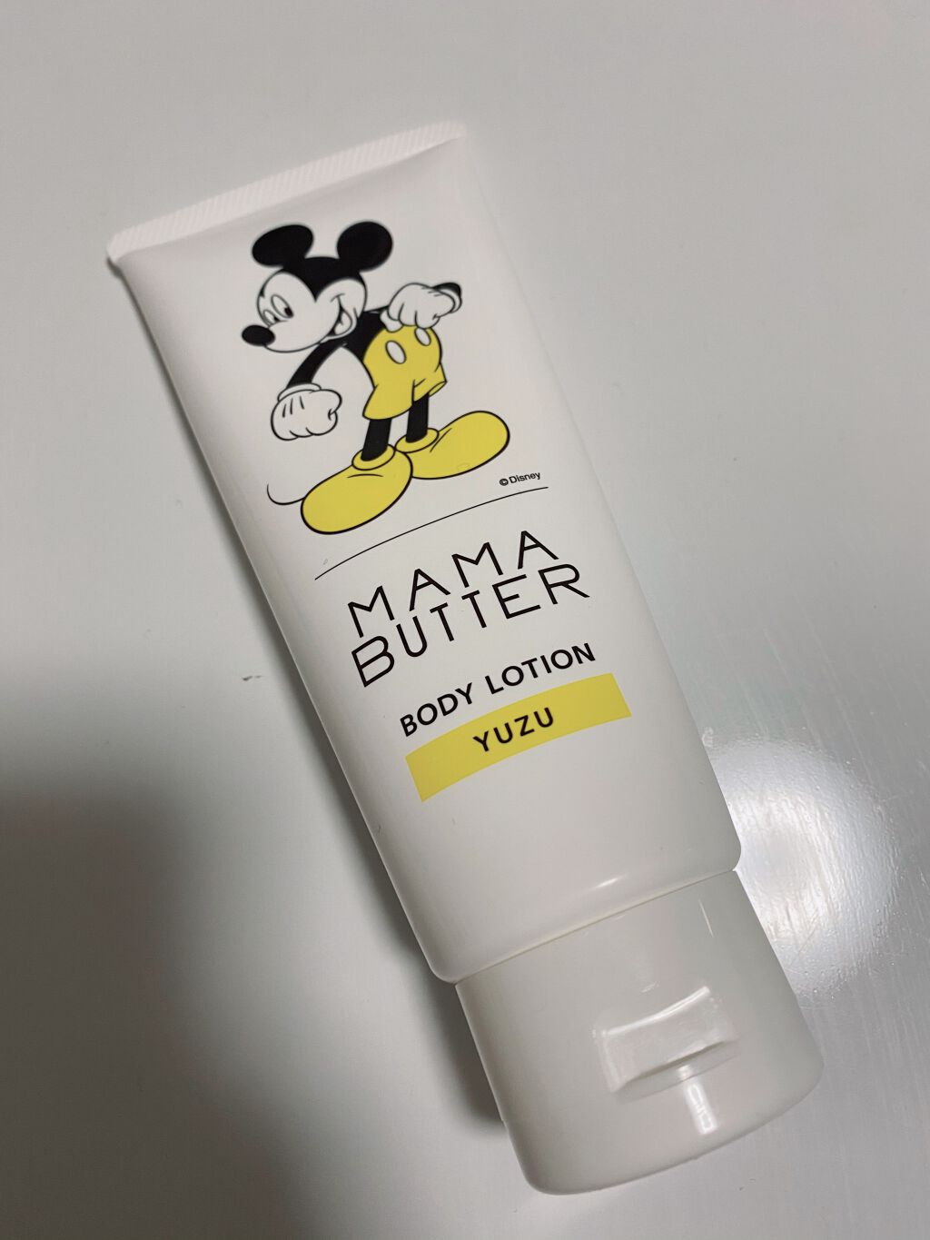 ママバター ボディローション オレンジのクチコミ「ママバター ボディローション ユズ

こちら限定ディズニーデザインのボディローション。
通常タ.....」（1枚目）