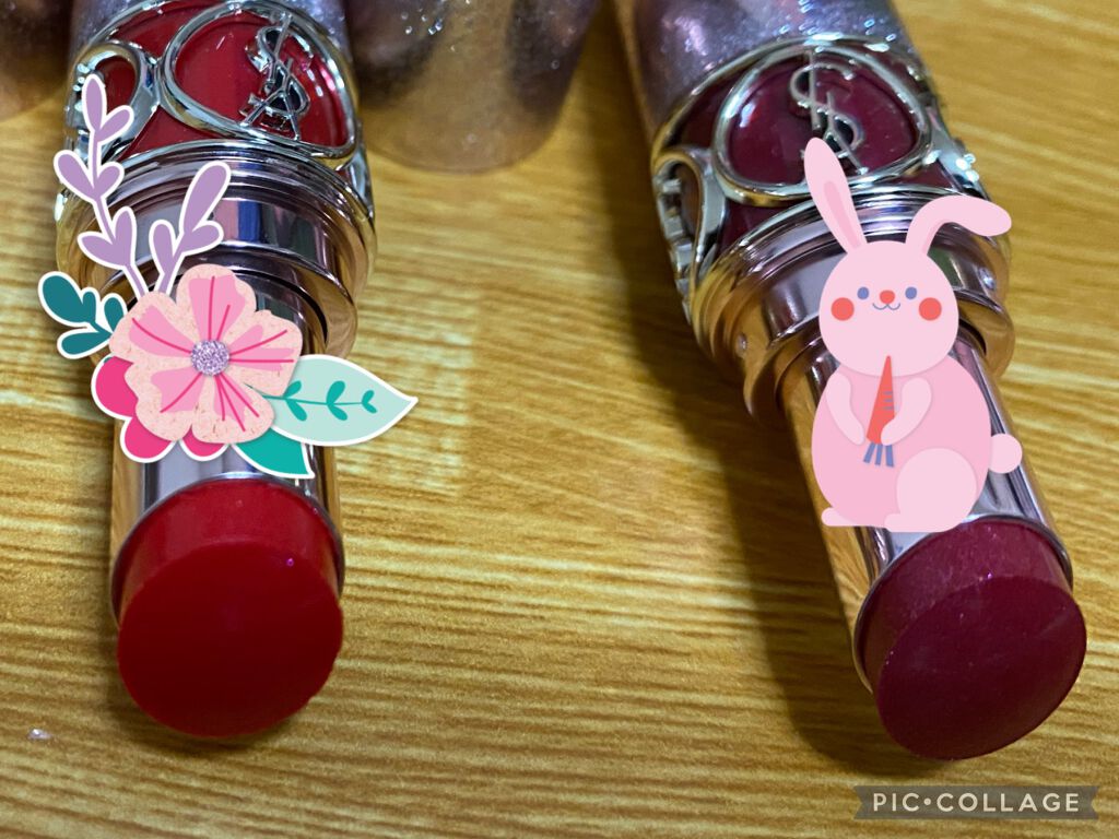 ルージュ ヴォリュプテ シャイン コレクター/YVES SAINT LAURENT BEAUTE/口紅を使ったクチコミ(1枚目)