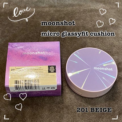 マイクログラッシーフィットクッション micro glassyfit cushion/moonshot/クッションファンデーションを使ったクチコミ(1枚目)