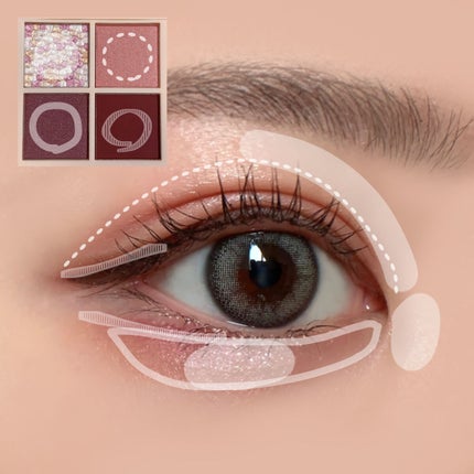 レブロン ダズル アイシャドウ クアッド/REVLON/アイシャドウパレットを使ったクチコミ(10枚目)