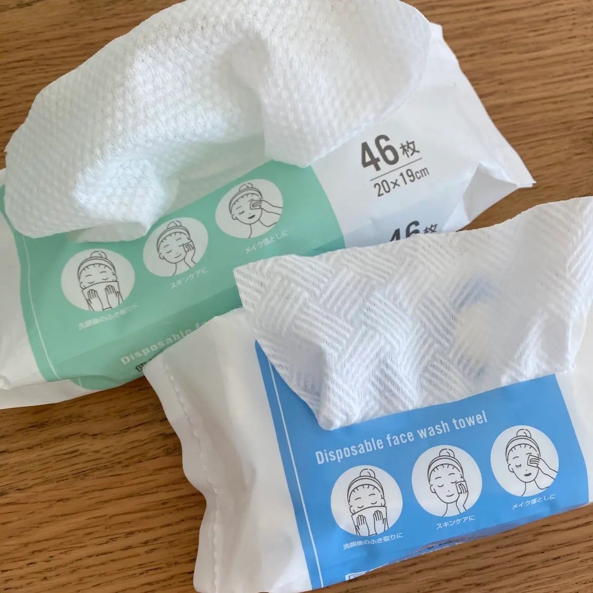 mugi@フォロバ on LIPS 「セリアの厚手の洗顔タオル使ってみた!いつも薄手を使ってて水分吸..」(2枚目)