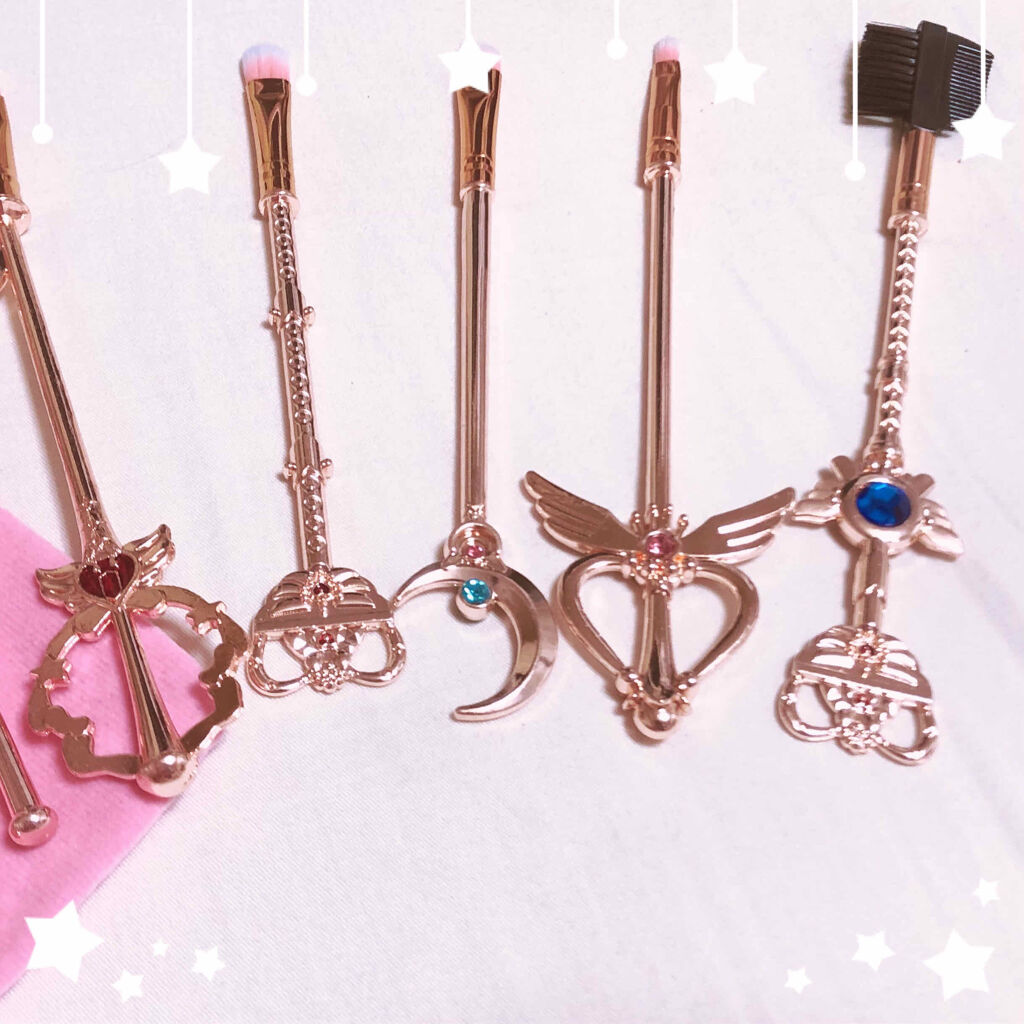 美少女戦士風メイクブラシ/メイクブラシを使ったクチコミ（3枚目）