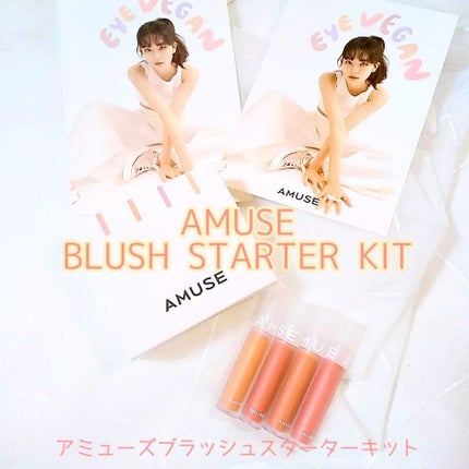 ミニブラッシュキット/AMUSE/リキッドチークを使ったクチコミ(1枚目)