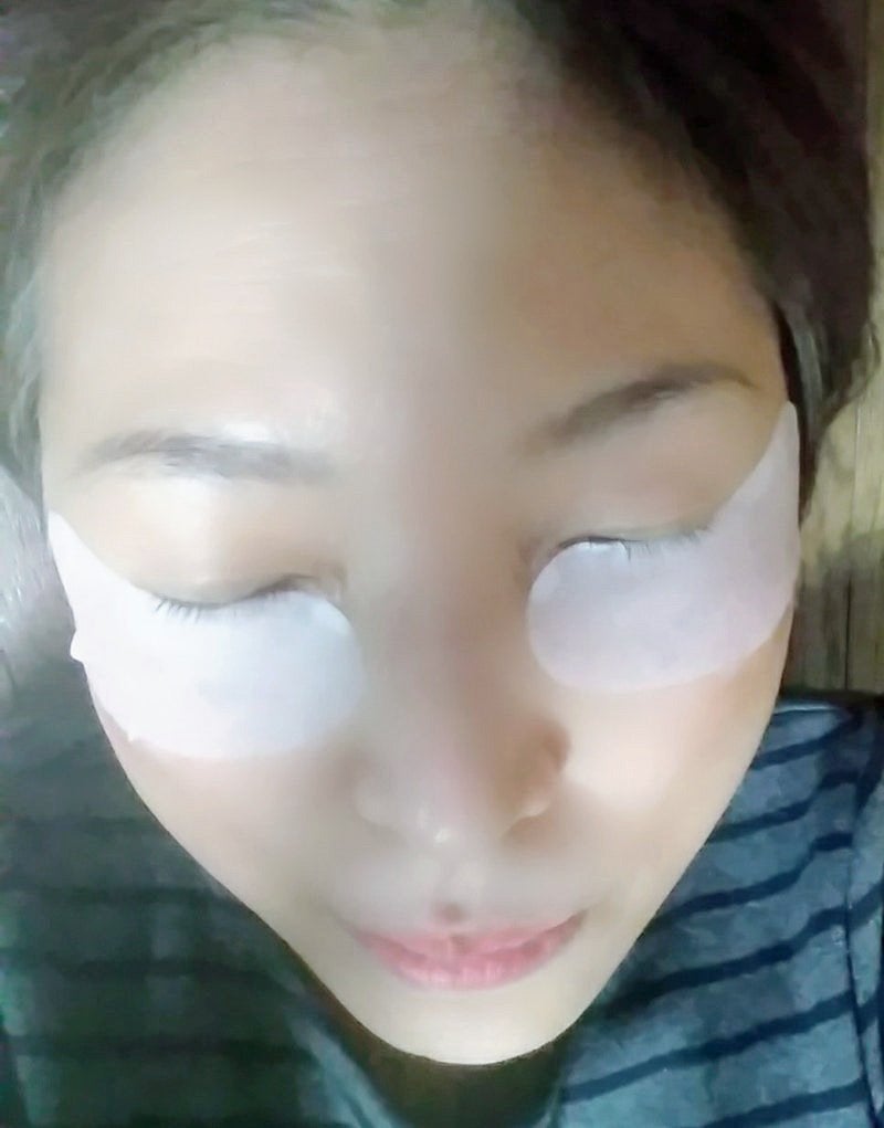 リンクルケア 目もと集中うるおいマスク/肌美精/アイケア・アイクリームを使ったクチコミ(2枚目)