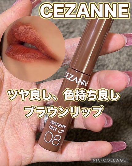 ウォータリーティントリップ/CEZANNE/リップティントを使ったクチコミ(1枚目)