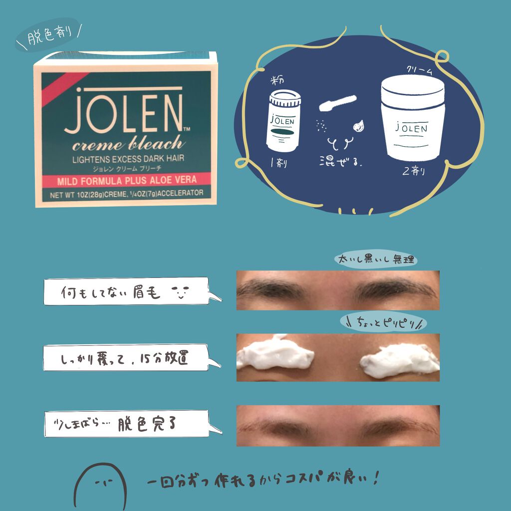 ジョレン クリーム ブリーチ/ジョレンジャパン/ムダ毛ケアを使ったクチコミ(1枚目)