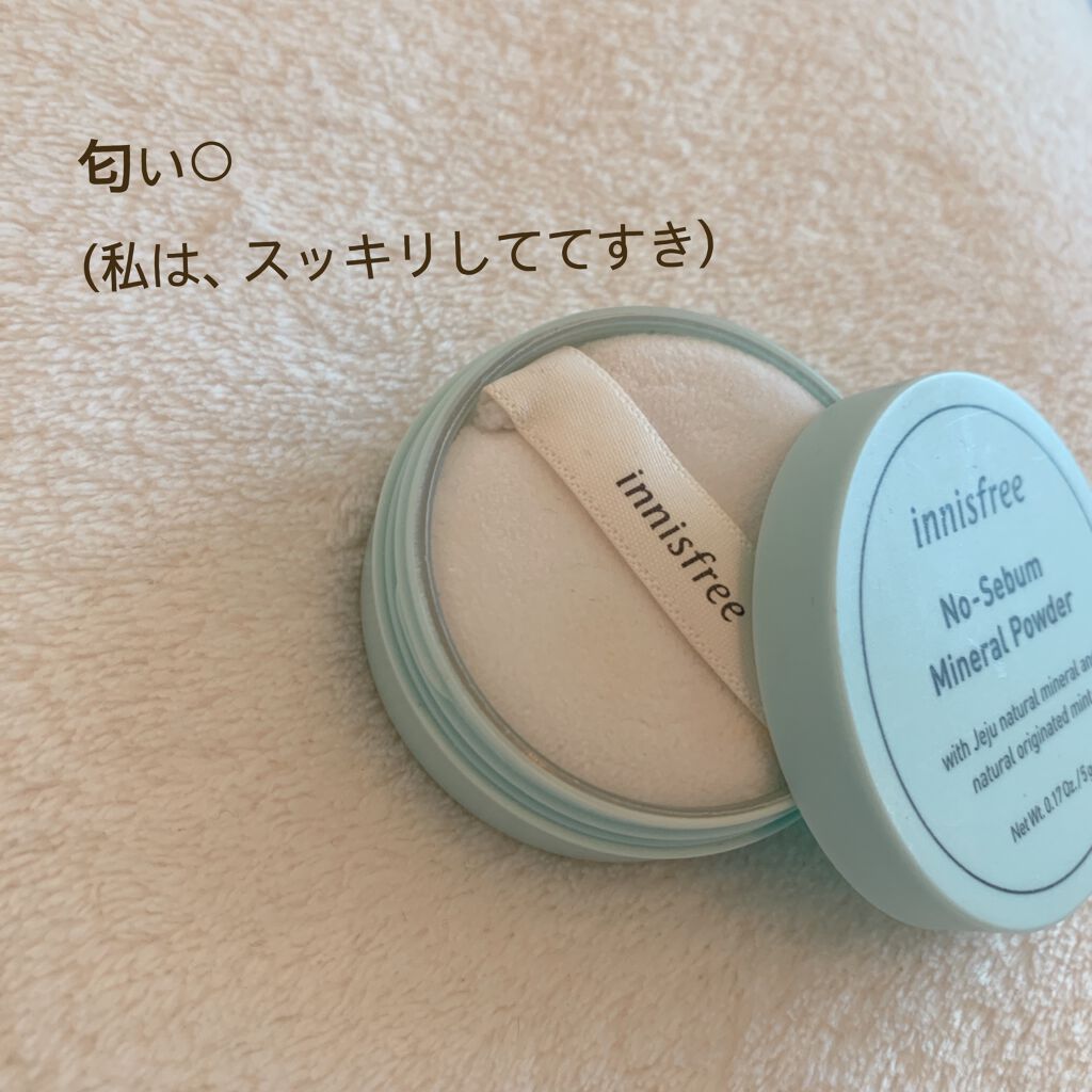 ノーセバム ミネラルパウダー/innisfree/ルースパウダーを使ったクチコミ（3枚目）