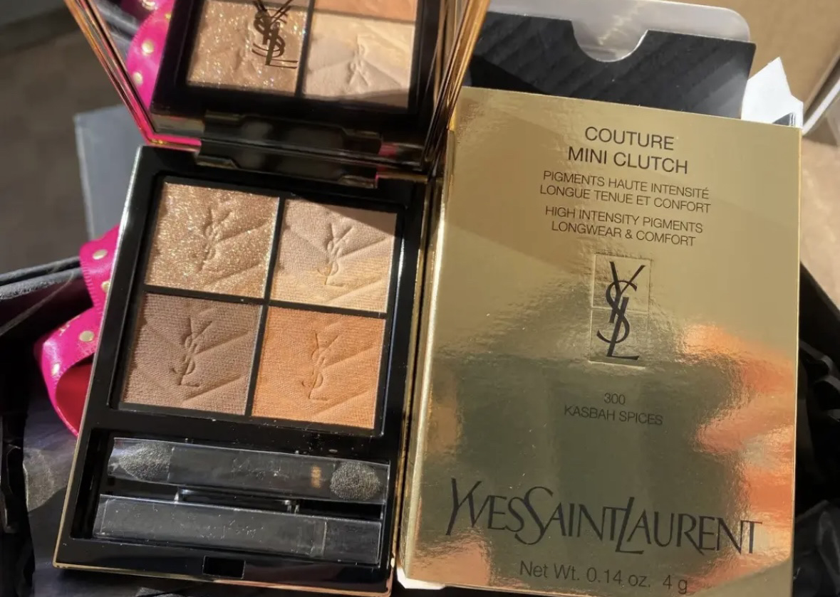 クチュール ミニ クラッチ #300 カスバ スパイシーズ/YVES SAINT LAURENT BEAUTE/アイシャドウパレットを使ったクチコミ（2枚目）