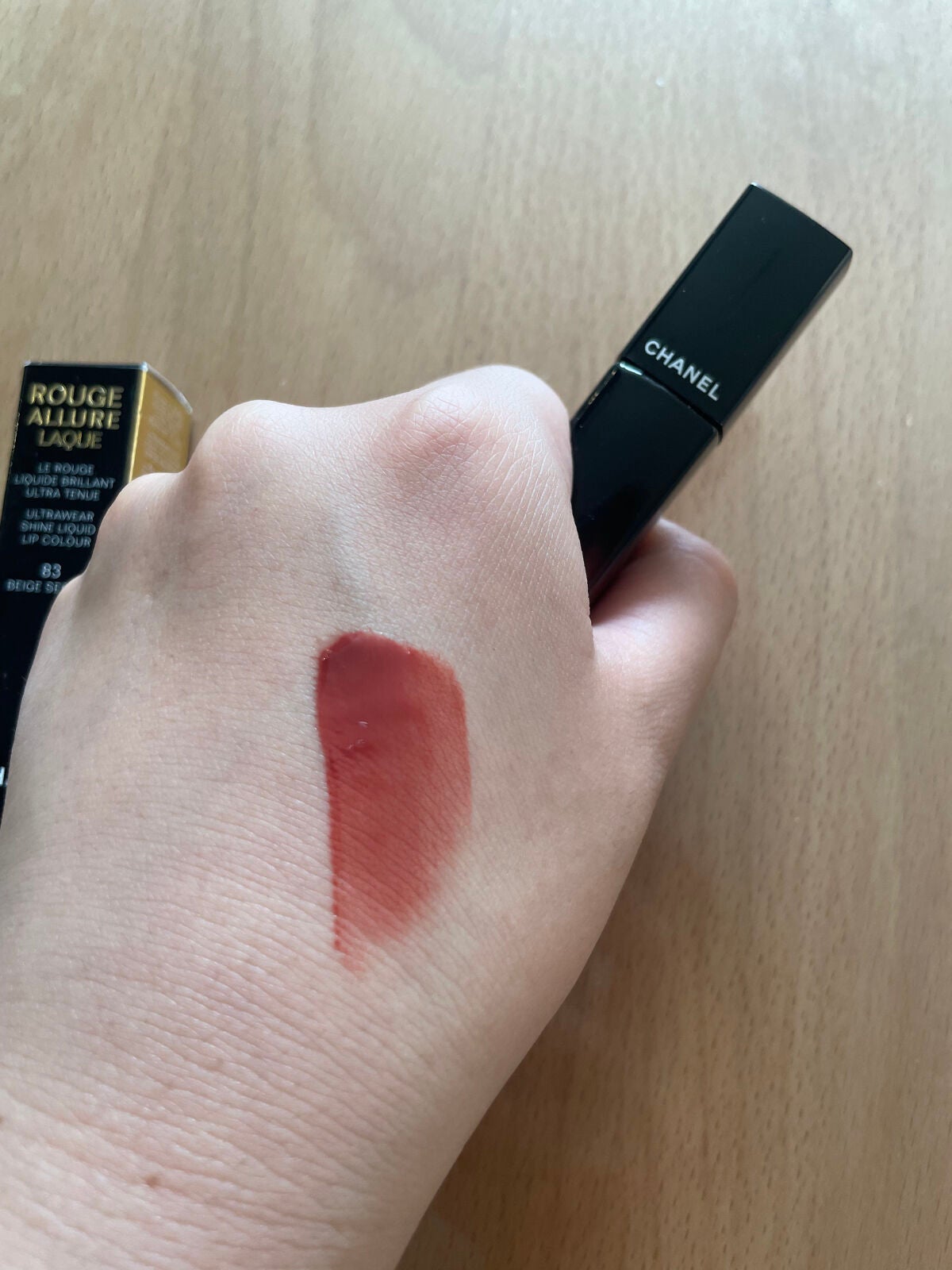 ルージュ アリュール ラック/CHANEL/口紅を使ったクチコミ(2枚目)