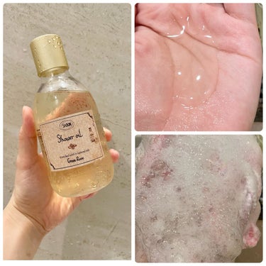  シャワーオイル グリーン・ローズ  300ml/SABON/ボディソープを使ったクチコミ（2枚目）