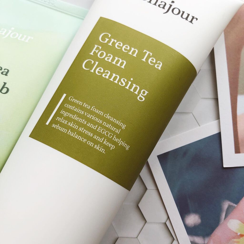 グリーンティーウォーターボム/Bonajour/フェイスクリームを使ったクチコミ(4枚目)