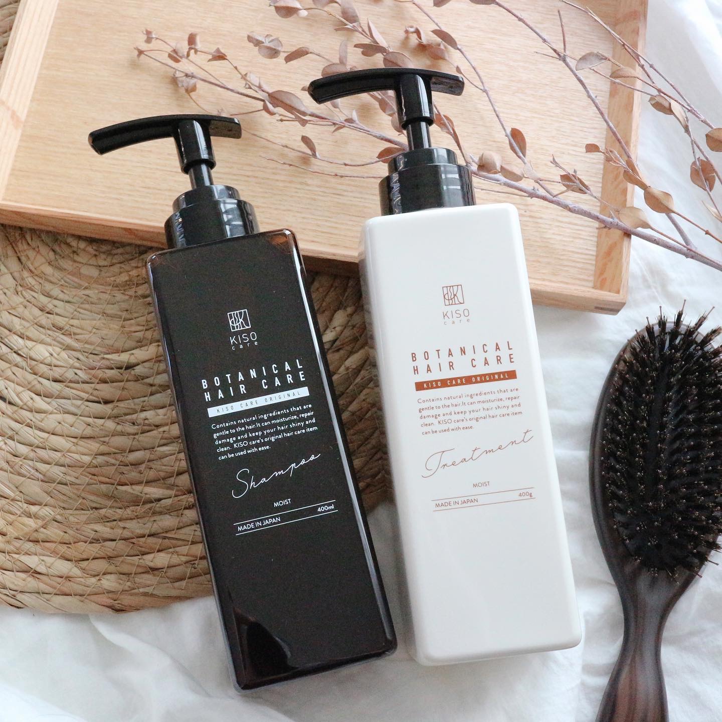 ボタニカルヘアケアシャンプー モイスト／トリートメント モイスト/KISO/市販シャンプーを使ったクチコミ（1枚目）