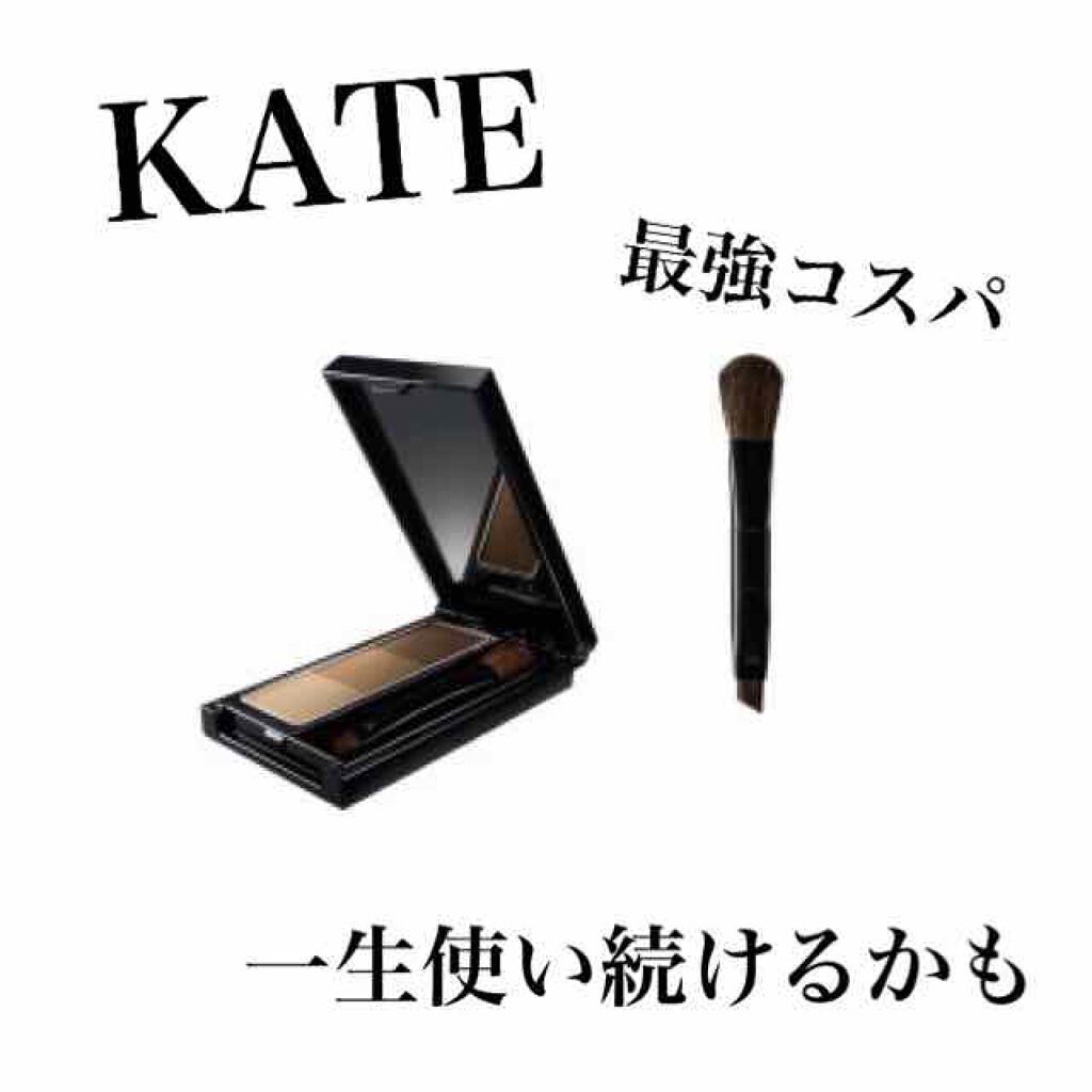 ケイト デザイニングアイブロウ3D/KATE/パウダーアイブロウを使ったクチコミ（1枚目）