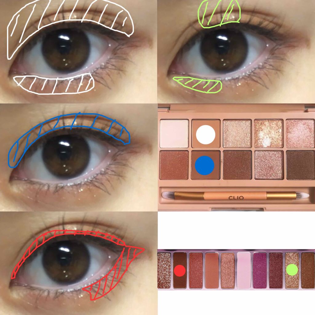 プロ アイ パレット/CLIO/アイシャドウパレットを使ったクチコミ(2枚目)