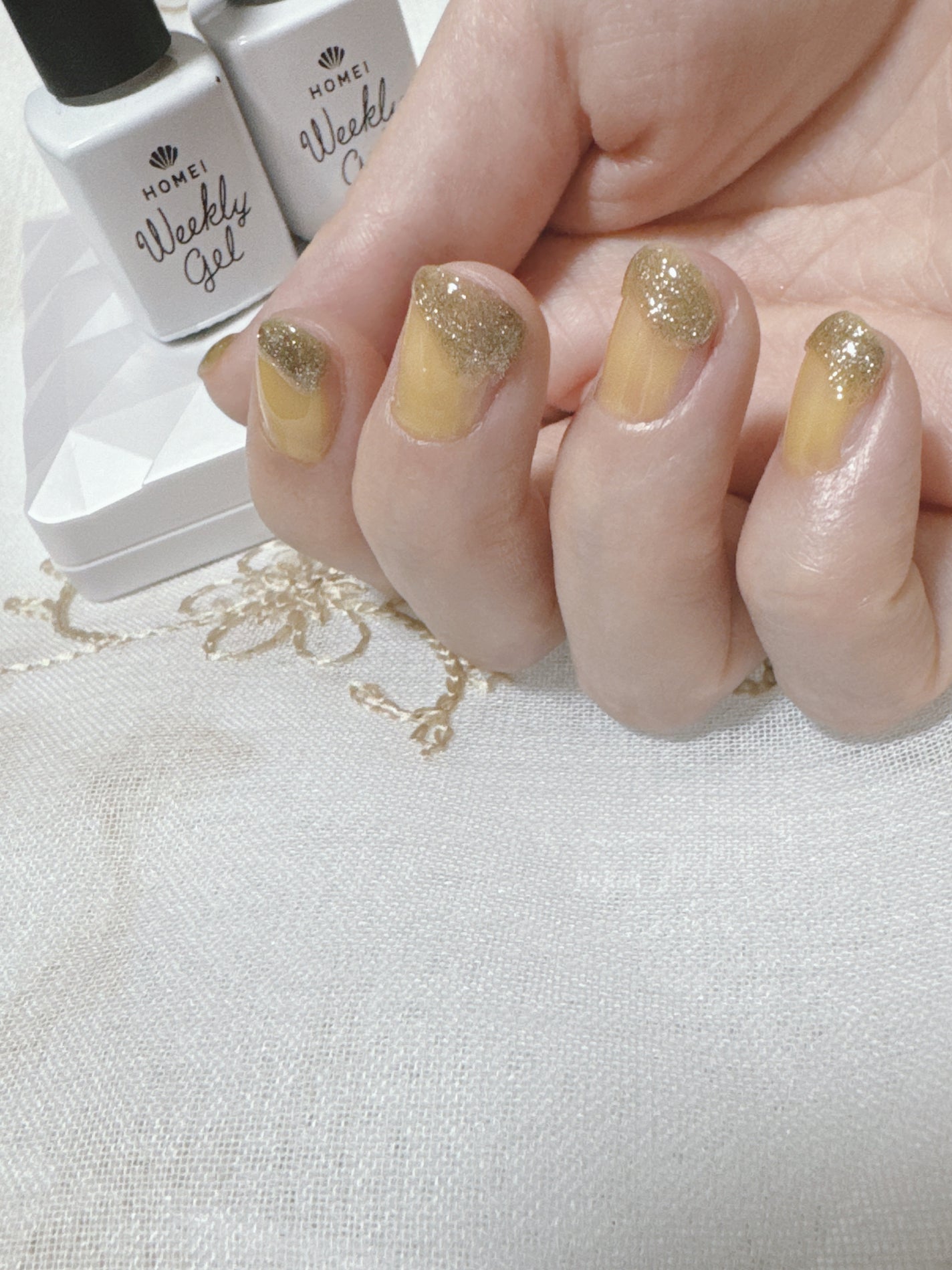 ウィークリージェル/HOMEI/ジェルネイルを使ったクチコミ(2枚目)