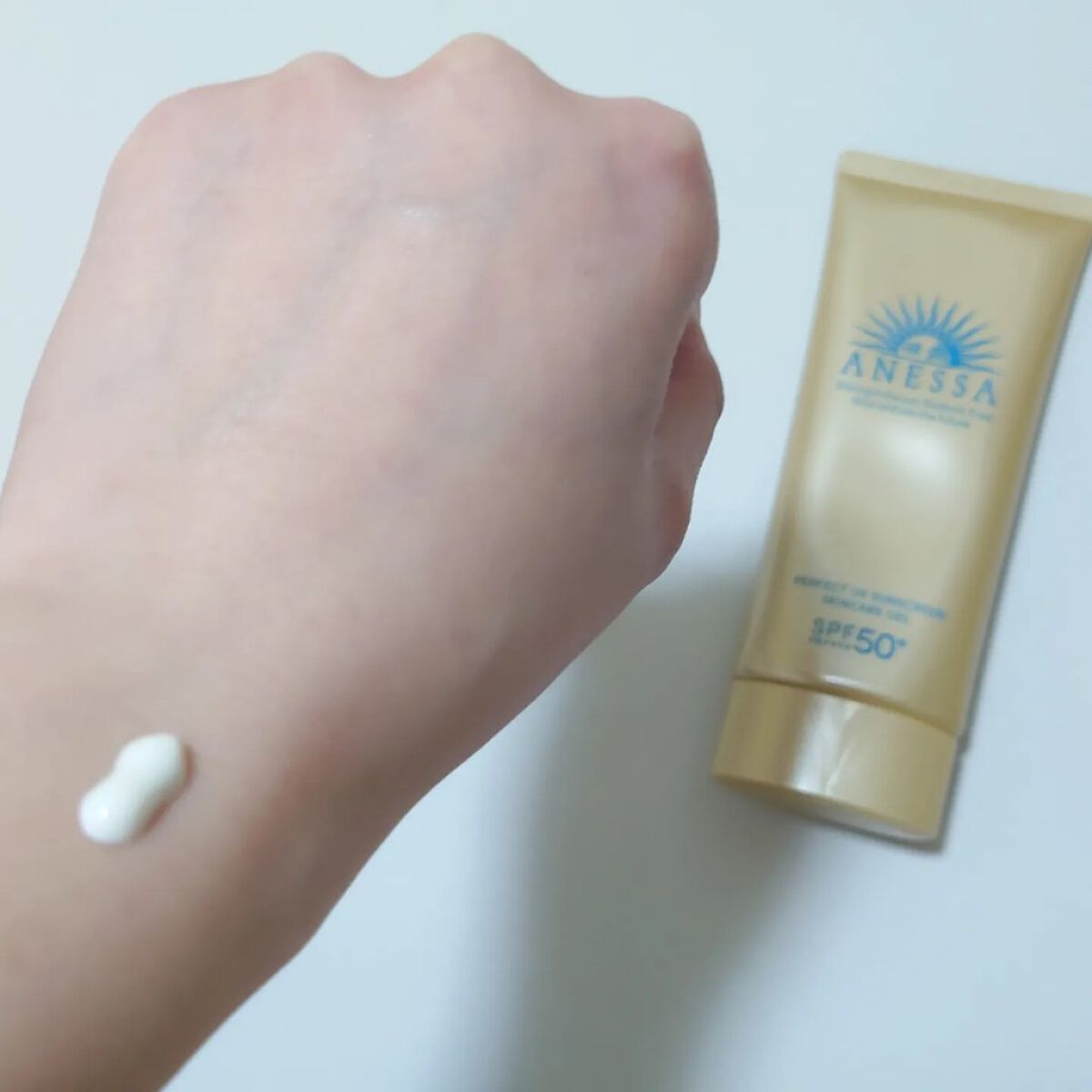 パーフェクトUV スキンケアジェル N/アネッサ/日焼け止め・UVケアを使ったクチコミ（3枚目）
