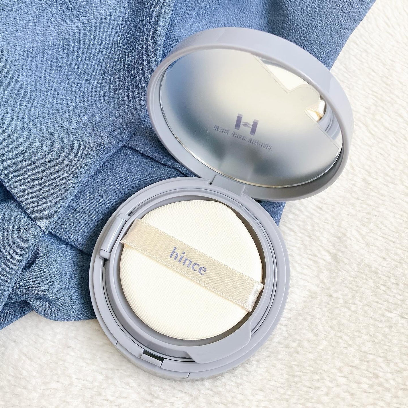 セカンドスキンメッシュマットクッション/hince/クッションファンデーションを使ったクチコミ(3枚目)