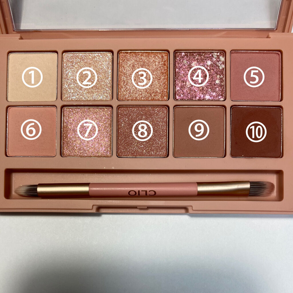 プロ アイ パレット/CLIO/アイシャドウパレットを使ったクチコミ（3枚目）